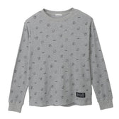 ちいかわ ワッフル長袖Tシャツ プカー グレー