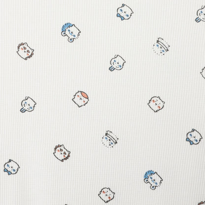 ちいかわ ワッフル長袖Tシャツ 小さいの ホワイト
