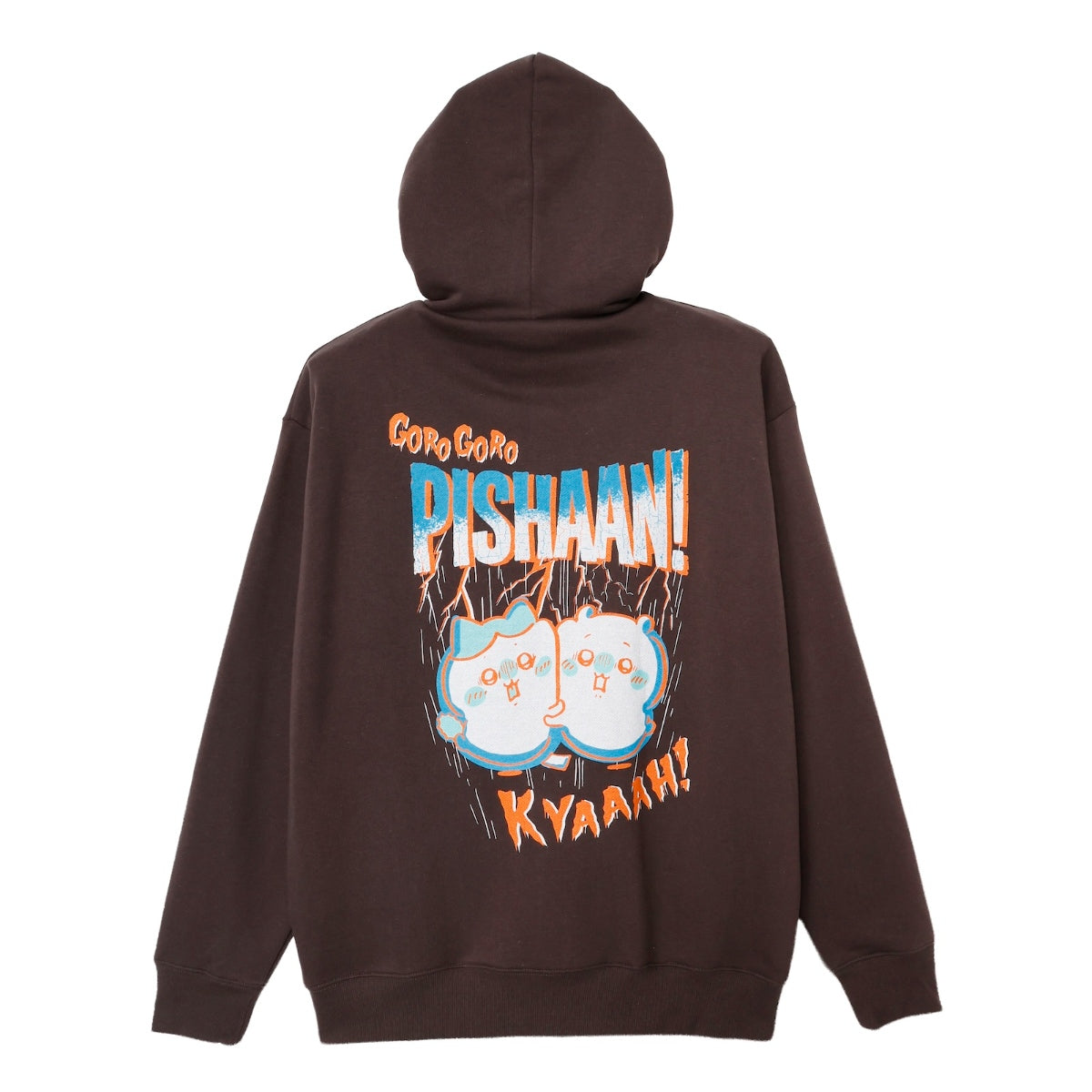 Chiikawa Full Zip Hoodie Horror Series (Trio) Brown