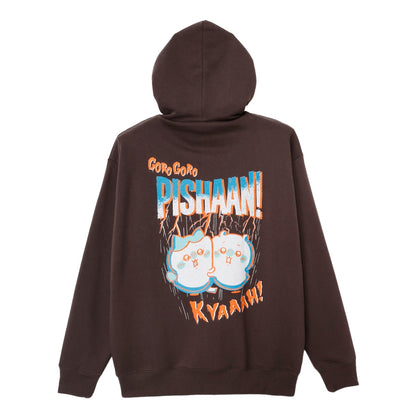 Chiikawa Full Zip Hoodie Horror Series (Trio) Brown