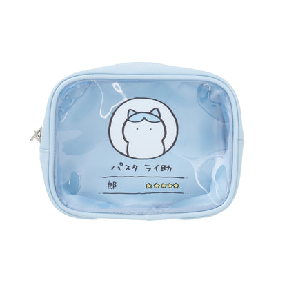 Chiikawa Clear Pouch Pasta Rai-suke Blue