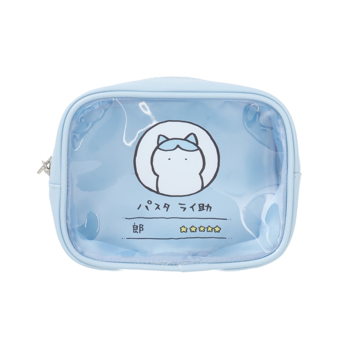 Chiikawa Clear Pouch Pasta Rai-suke Blue