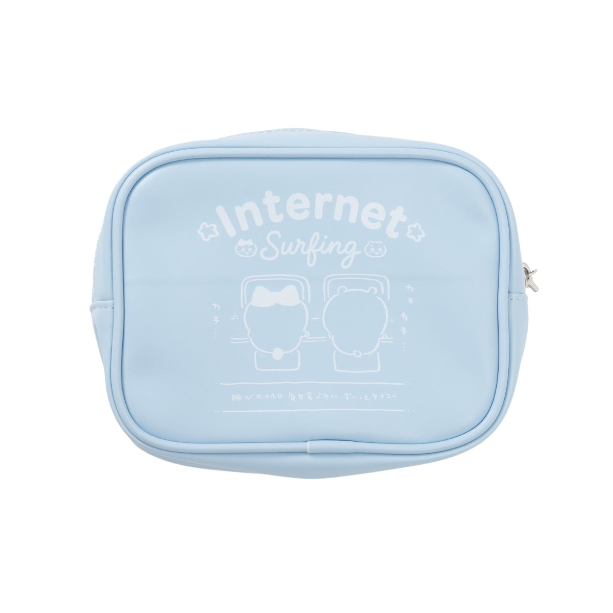 Chiikawa Clear Pouch Pasta Rai-suke Blue