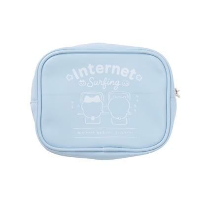 Chiikawa Clear Pouch Pasta Rai-suke Blue