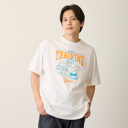 ちいかわ Tシャツ TRAINING（トリオ）ホワイト
