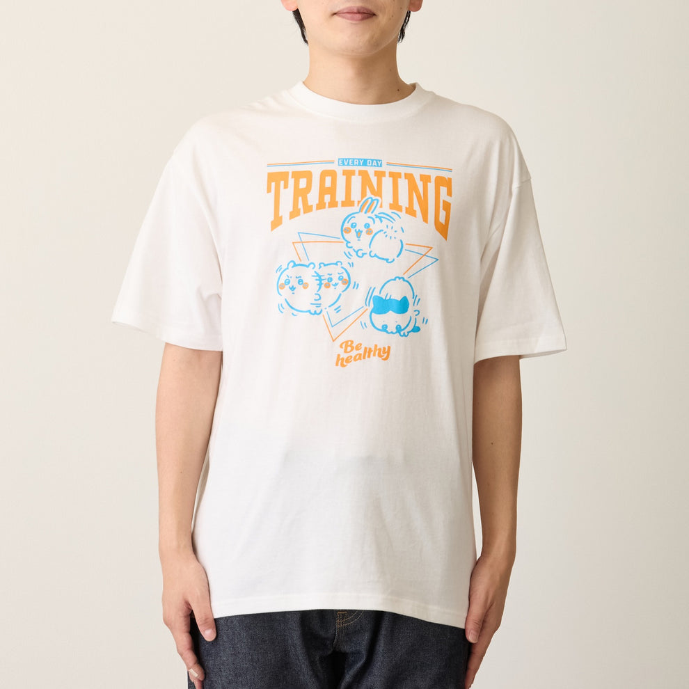 Chiikawa T-shirt TRAINING (Trio) White | Chiikawa Market Official Goods ...