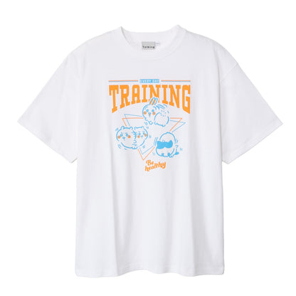 ちいかわ Tシャツ TRAINING（トリオ）ホワイト