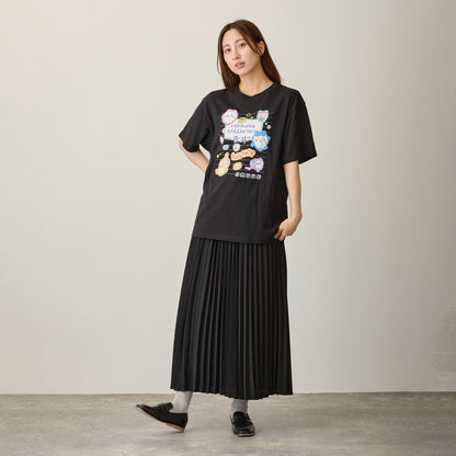 ちいかわ Tシャツ カレッジノート風（みんな）ブラック