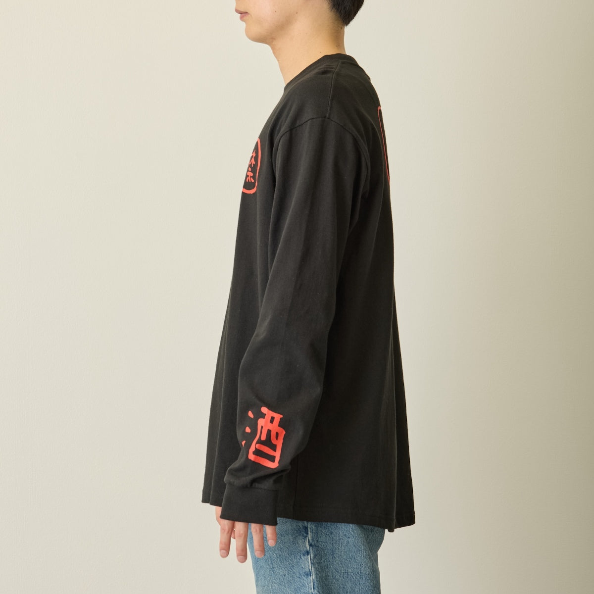 ちいかわ 長袖Tシャツ 禁酒くりまんじゅう ブラック