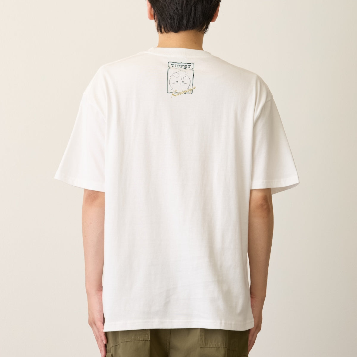 ちいかわ Tシャツ MUSICIAN（くりまんじゅう） ホワイト