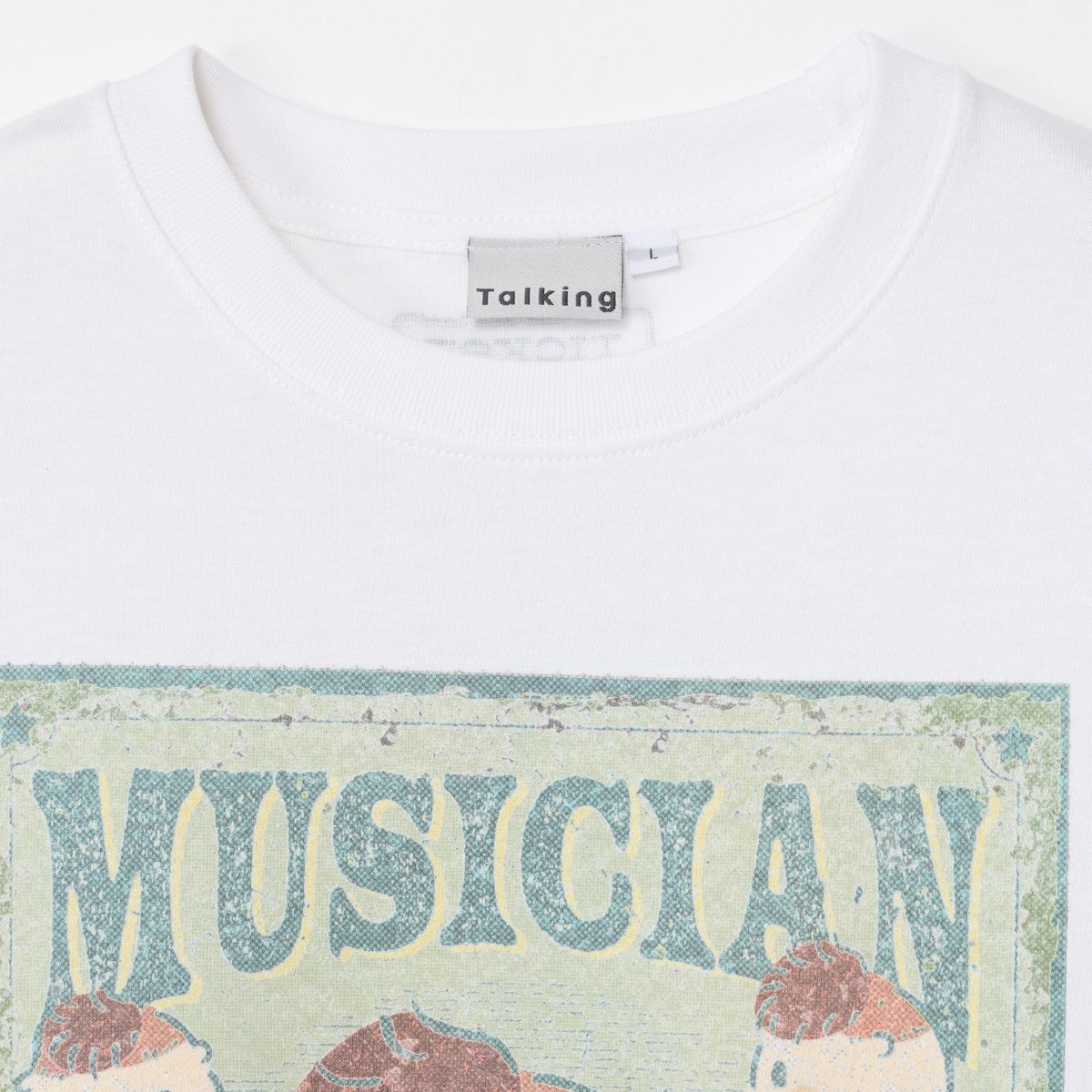 ちいかわ Tシャツ MUSICIAN（くりまんじゅう） ホワイト