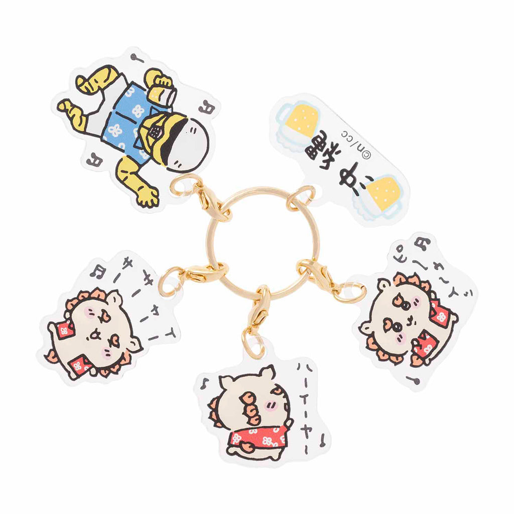 Chiikawa Shisa's Souvenir Shop 4-Link Acrylic Charm (Pui)