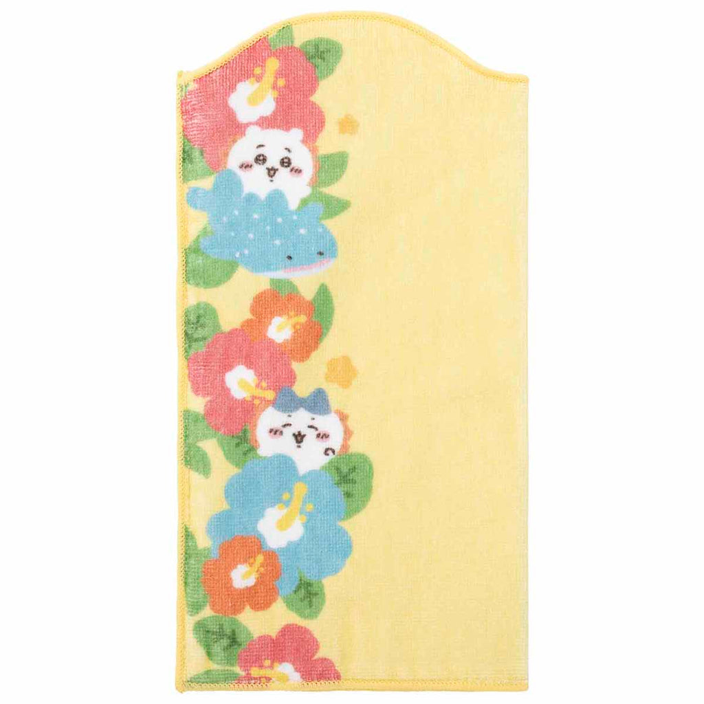 Chikawa Shisa's souvenir water absorption bottle towel (hibiscus)