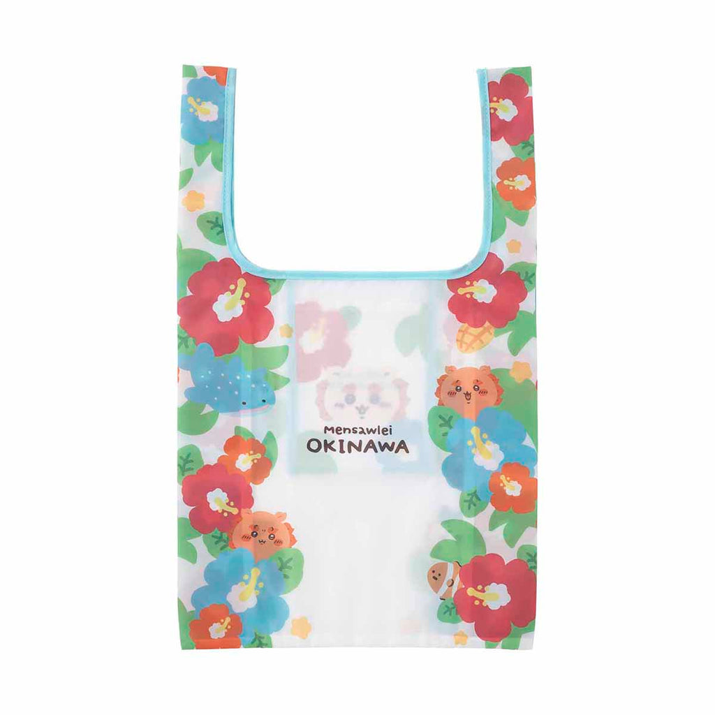 Chiikawa Shisa's souvenir yaga -san Pokettable eco bag (hibiscus)