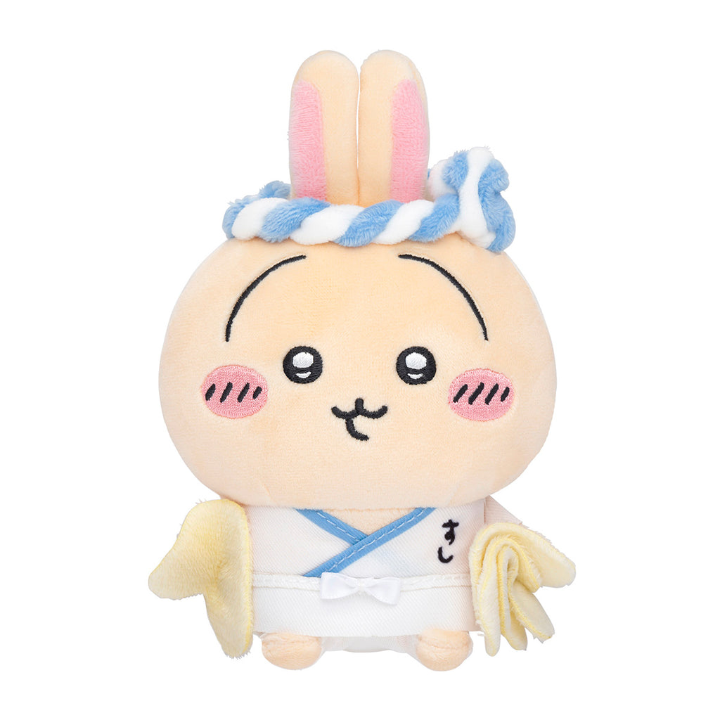 Chikakawachi Ikawa Sushi Sitting Mini Plush toy (Rabbit)