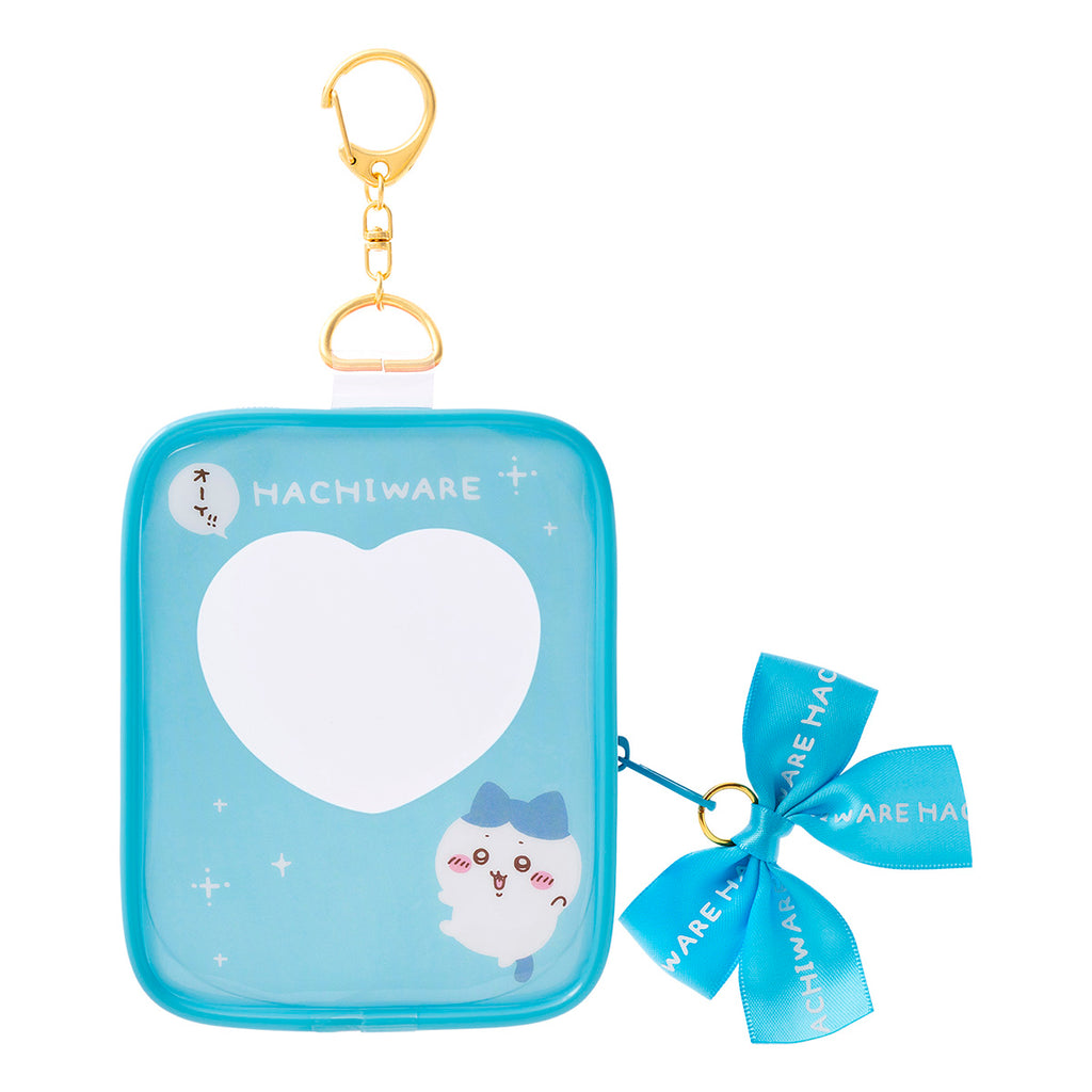 Chiikawa Mascot is also included! Clear pouch (Hachiware）