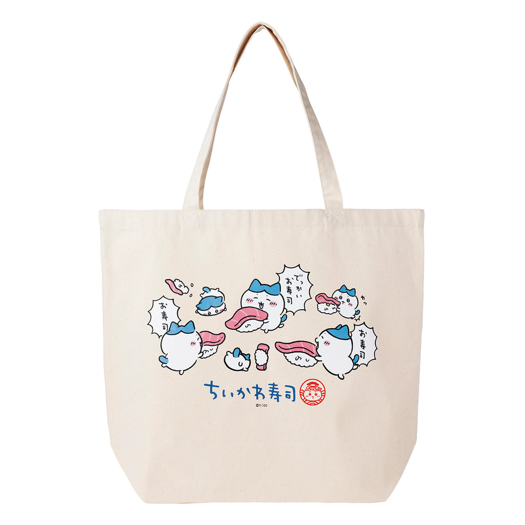 Chiikawa Chiikawa Sushi Large Tote Bag (Fallen Hachiware)