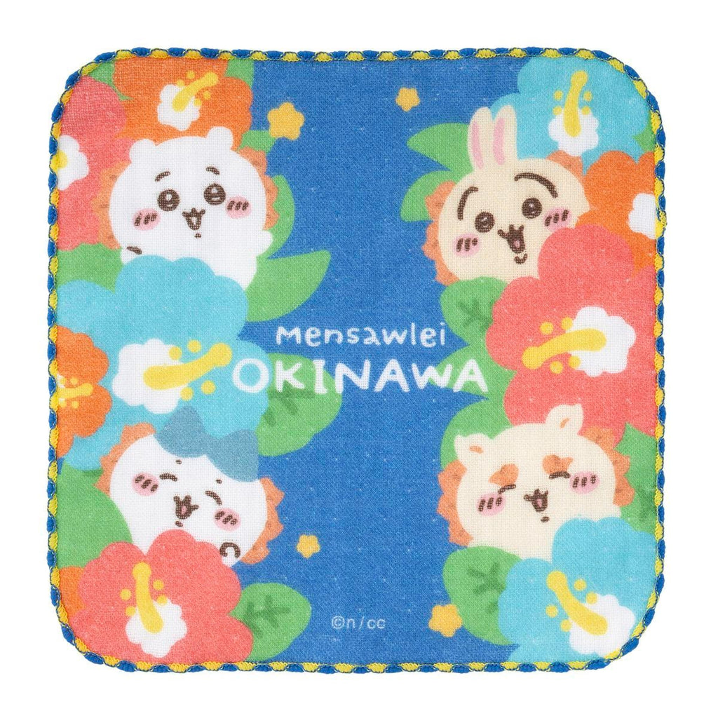 ちいかわ シーサーのおみやげやさん ガーゼハンドタオル(ハイビスカス) | ちいかわマーケット 公式グッズショップ