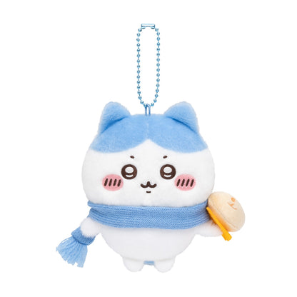 Chiikawa Eating Meat Bun Mascot (Hachiware)