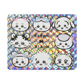 ちいかわ スマホに貼れるサイズのホログラムステッカー(ハチワレくりまんじゅう)