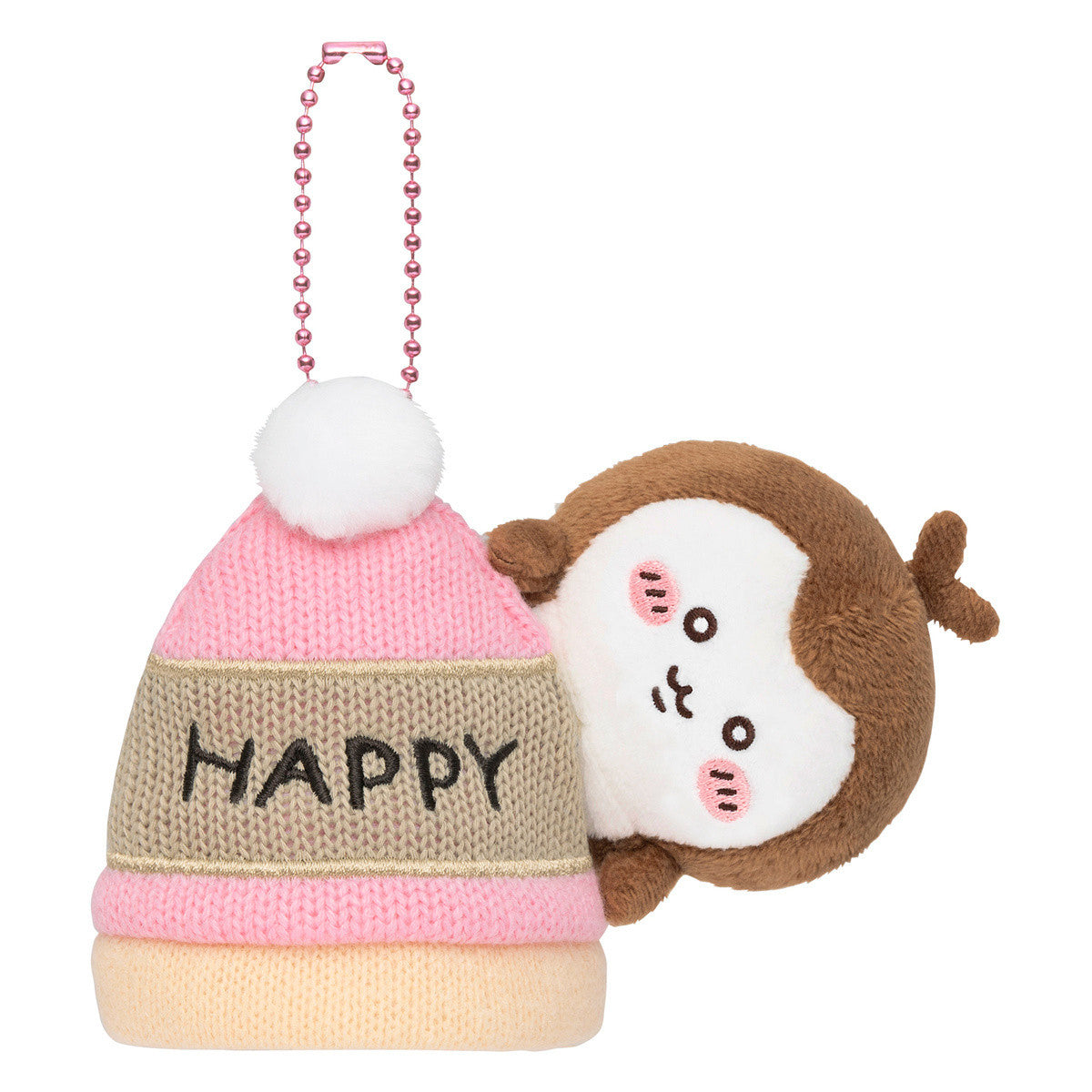 ちいかわ ちいかわパーク マスコットサイズなニット帽キーホルダー（カブトムシ）