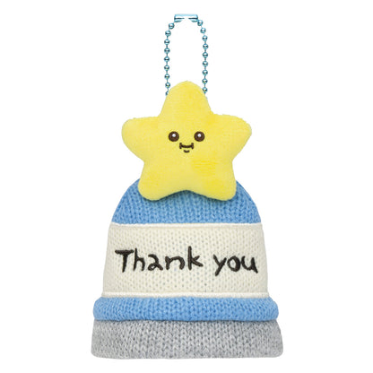 ちいかわ ちいかわパーク マスコットサイズなニット帽キーホルダー（星）