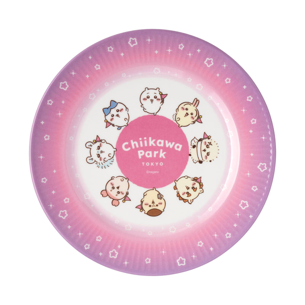 치이카와 파크 종이접시 같은 멜라민 플레이트 (모두들 플래그)