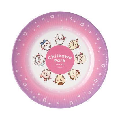 치이카와 파크 종이접시 같은 멜라민 플레이트 (모두들 플래그)