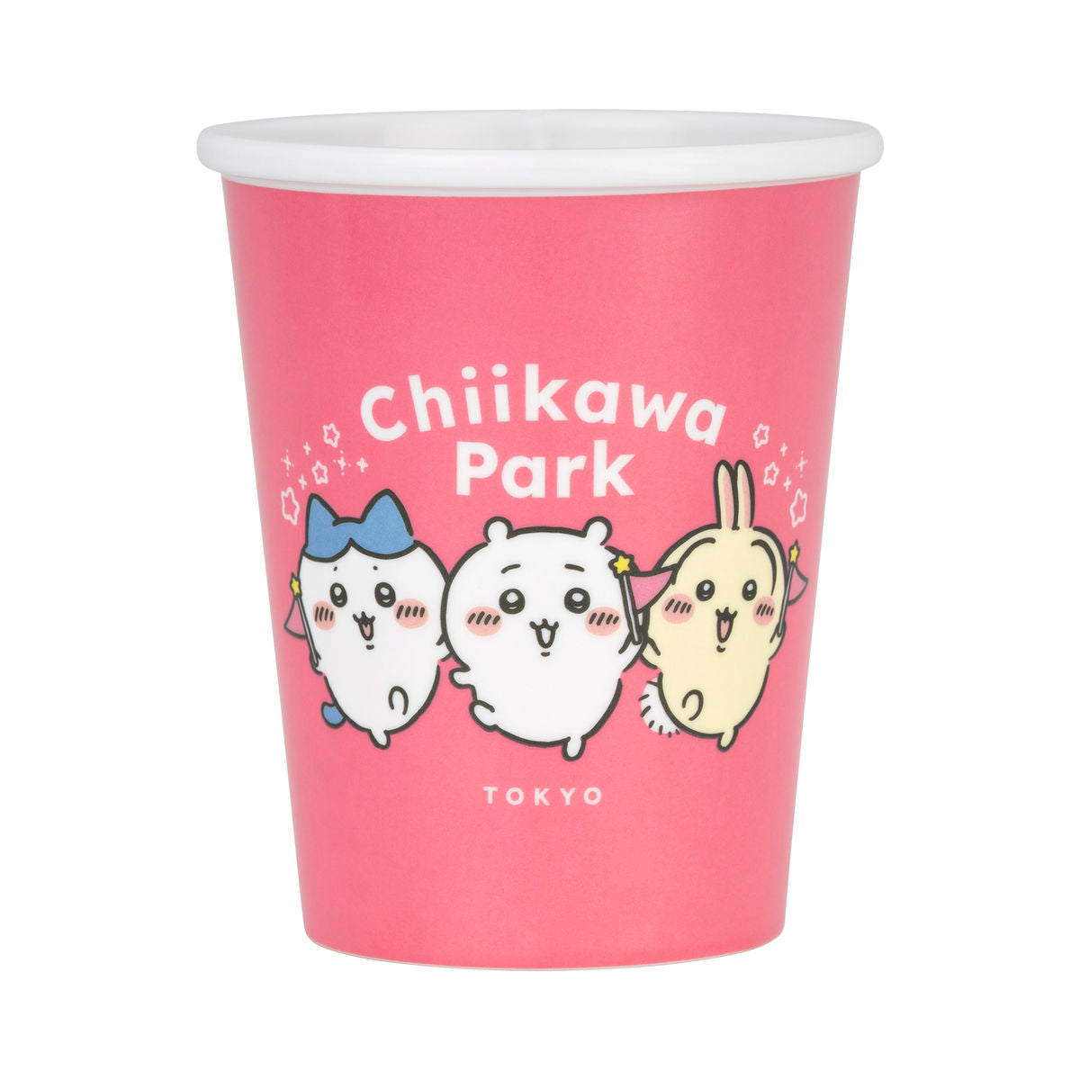 吉伊卡哇乐园 纸杯造型美耐皿杯 (粉色)