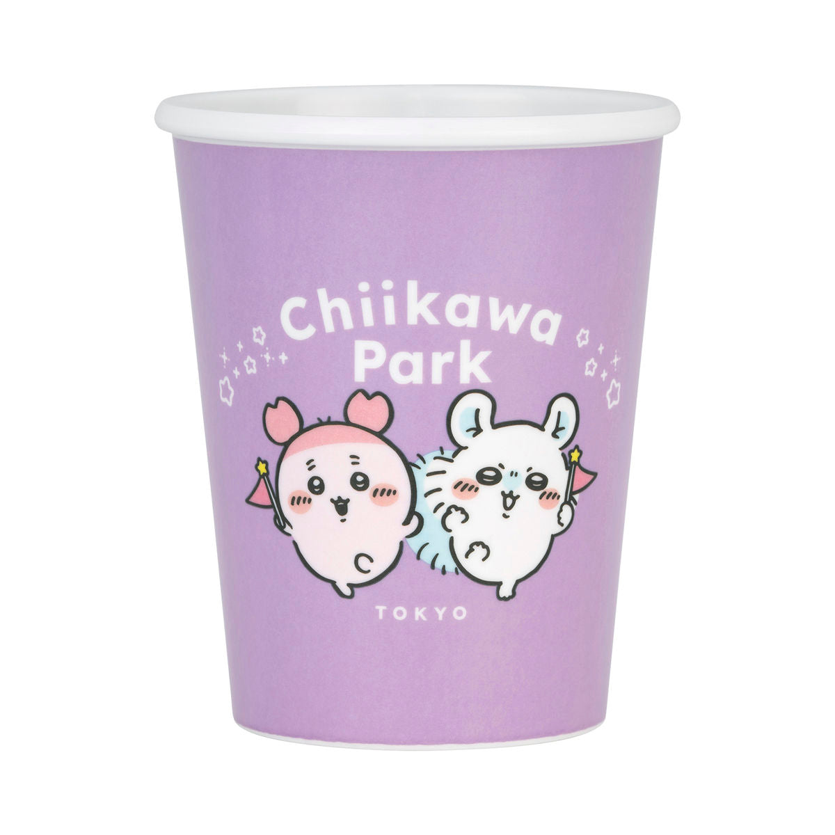 吉伊卡哇乐园 纸杯造型美耐皿杯 (紫色)