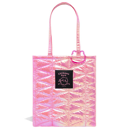 ちいかわ ちいかわパーク キルティングトートバッグ（ピンク）