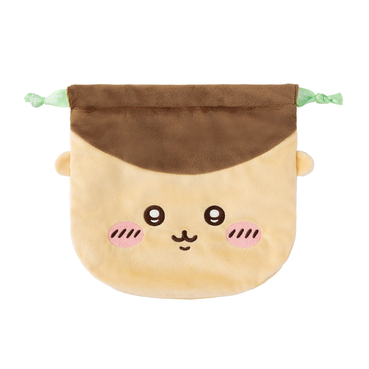 Chiikawa Park Face Drawstring Pouch (Kurimanju) | Chiikawa Market