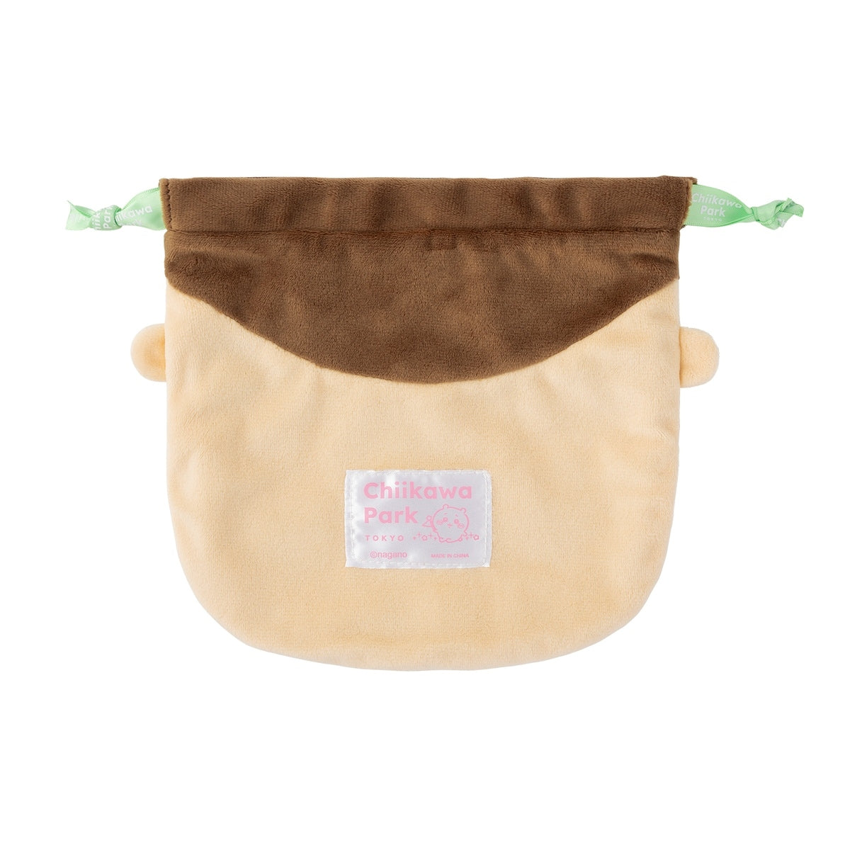 Chiikawa Park Face Drawstring Pouch (Kurimanju) | Chiikawa Market