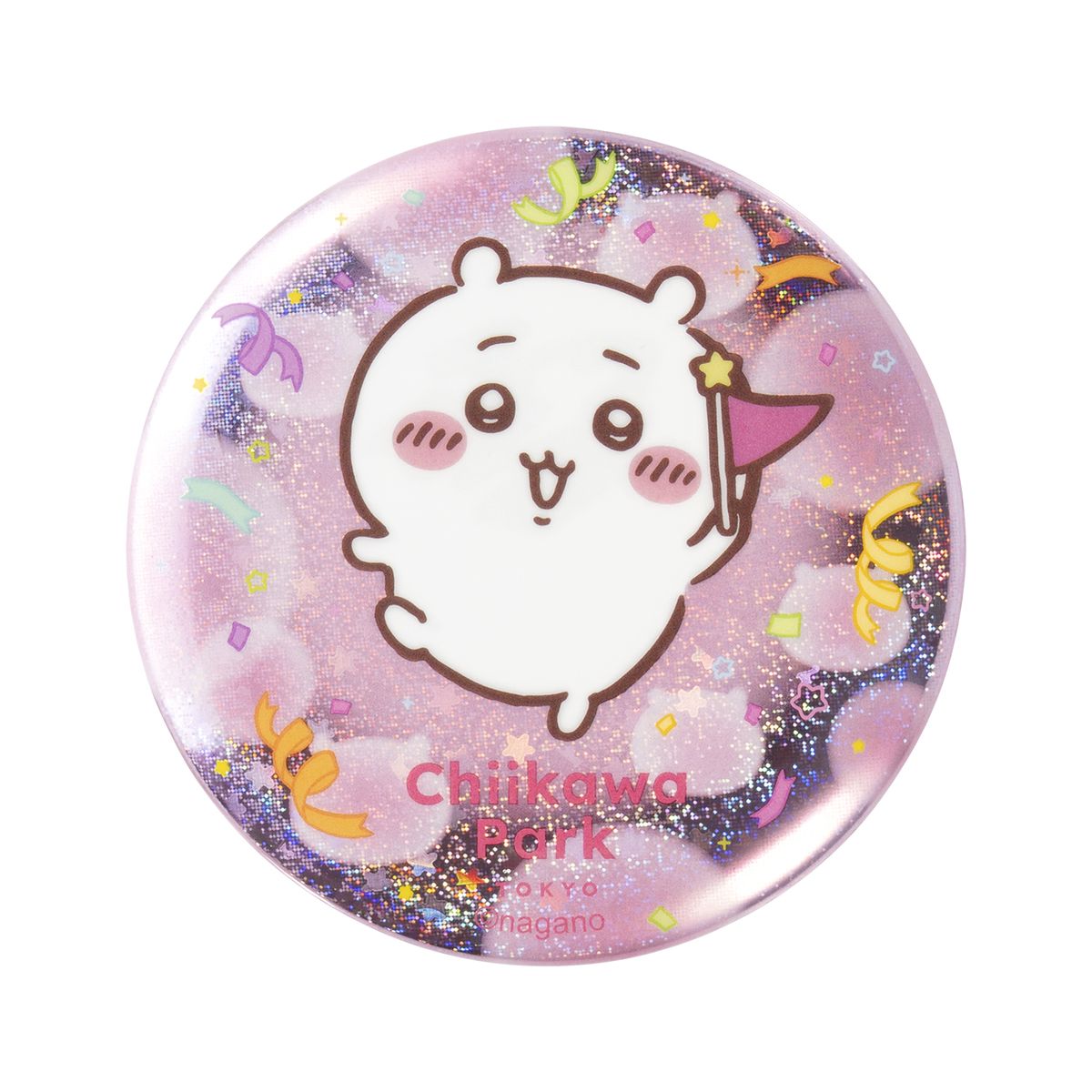 ちいかわ ちいかわパーク トレーディングホログラム缶バッジ～フラッグ～（全8種）
