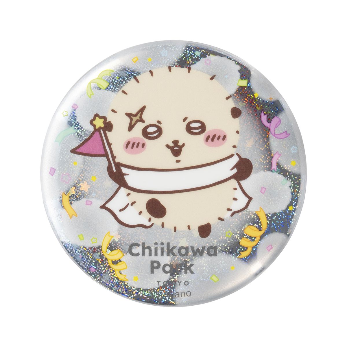 ちいかわ ちいかわパーク トレーディングホログラム缶バッジ～フラッグ～（全8種）