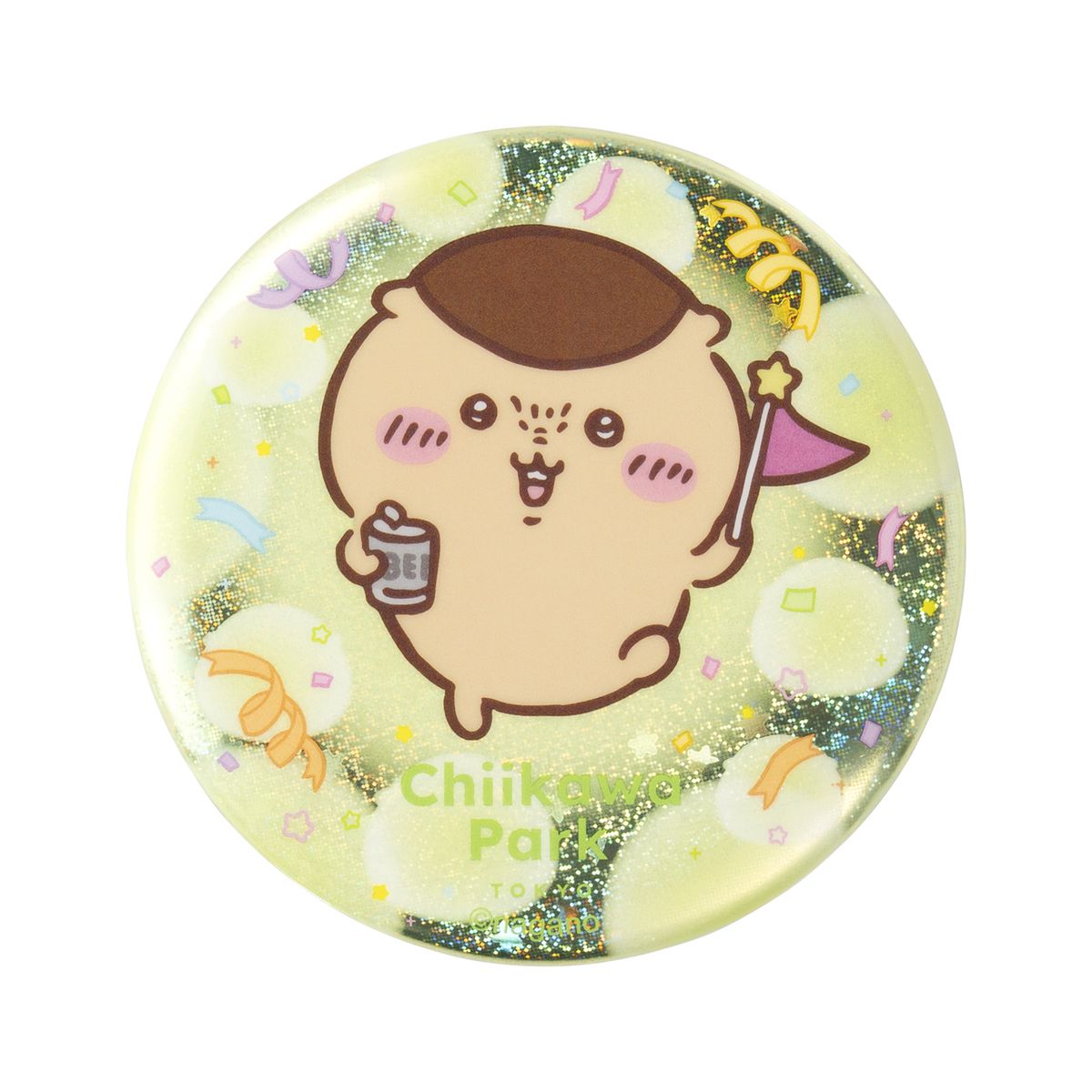 ちいかわ ちいかわパーク トレーディングホログラム缶バッジ～フラッグ～（全8種）