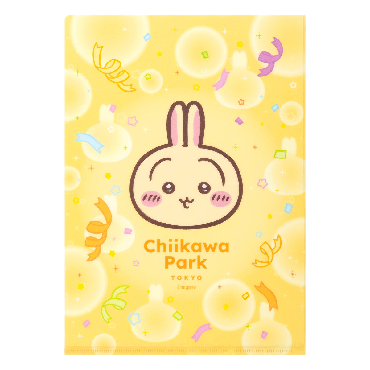 Chiikawa Park Clear File (Usagi Flag) | Chiikawa Market Official