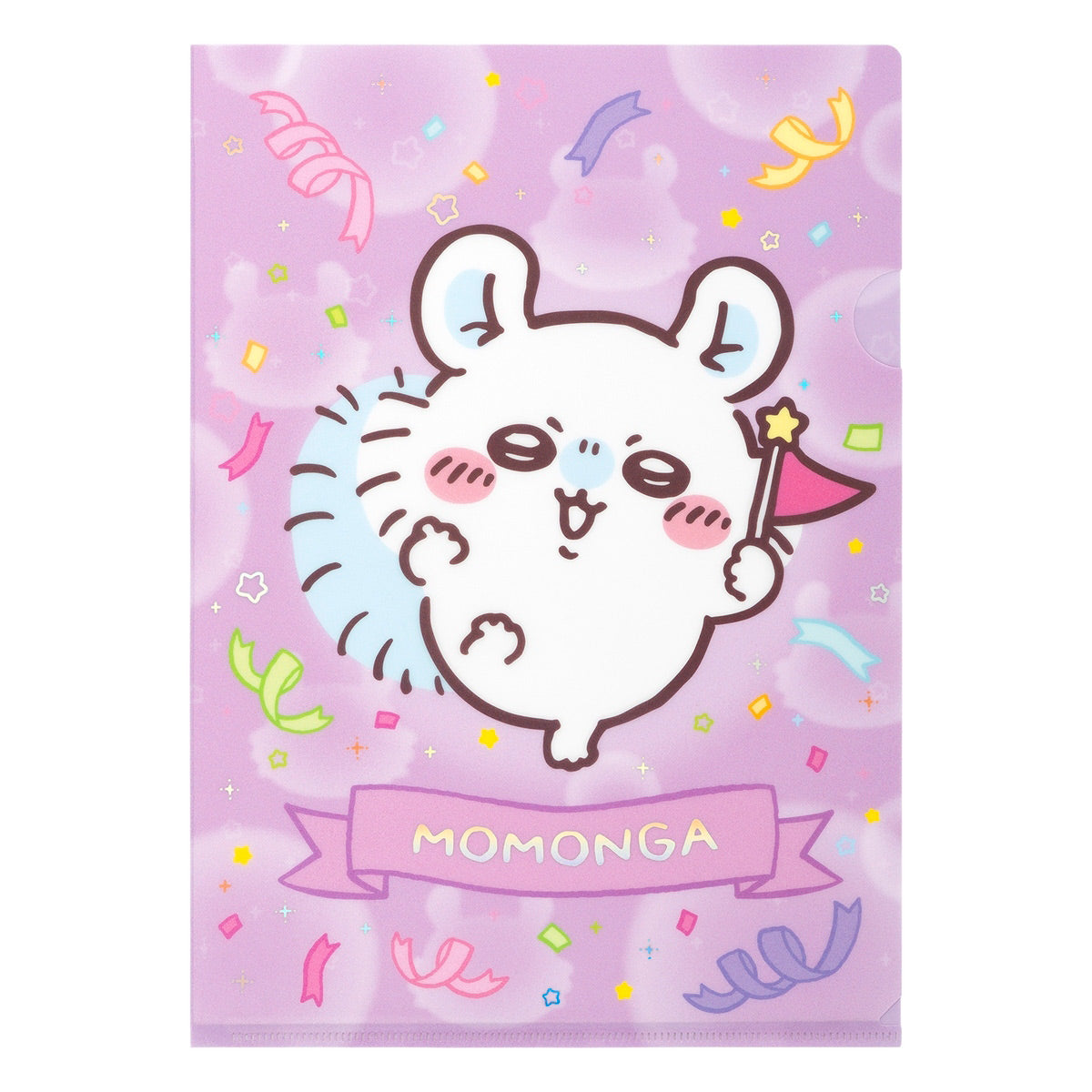 ちいかわ ちいかわパーク クリアファイル（モモンガ フラッグ）