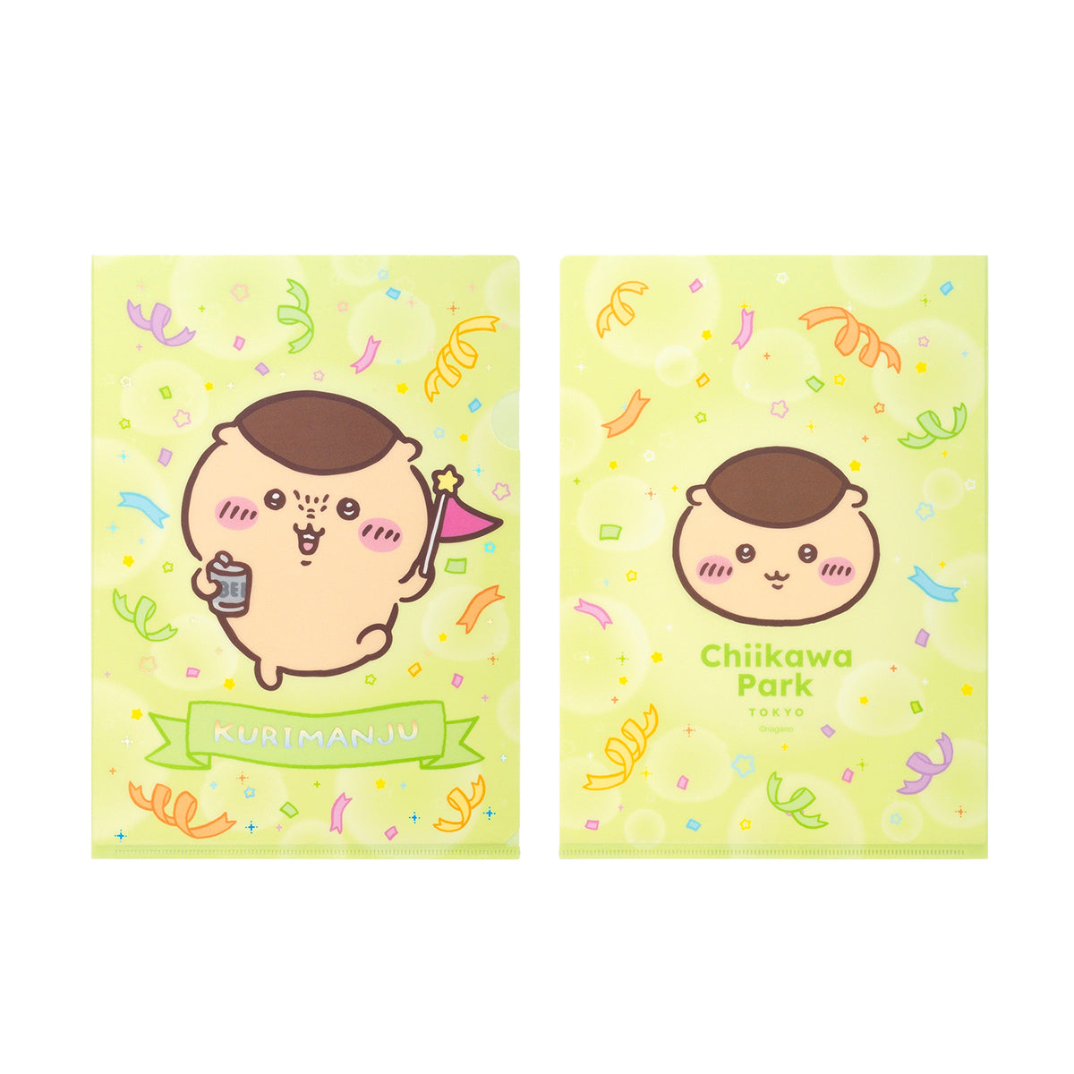 ちいかわ ちいかわパーク クリアファイル（くりまんじゅう フラッグ）