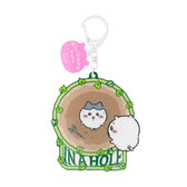Chiikawa Park Theme Acrylic Keyring (Hachiware in the Hole)
