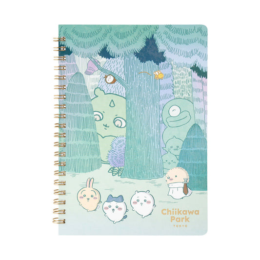 吉伊卡哇樂園 螺旋筆記本 (白天的森林)