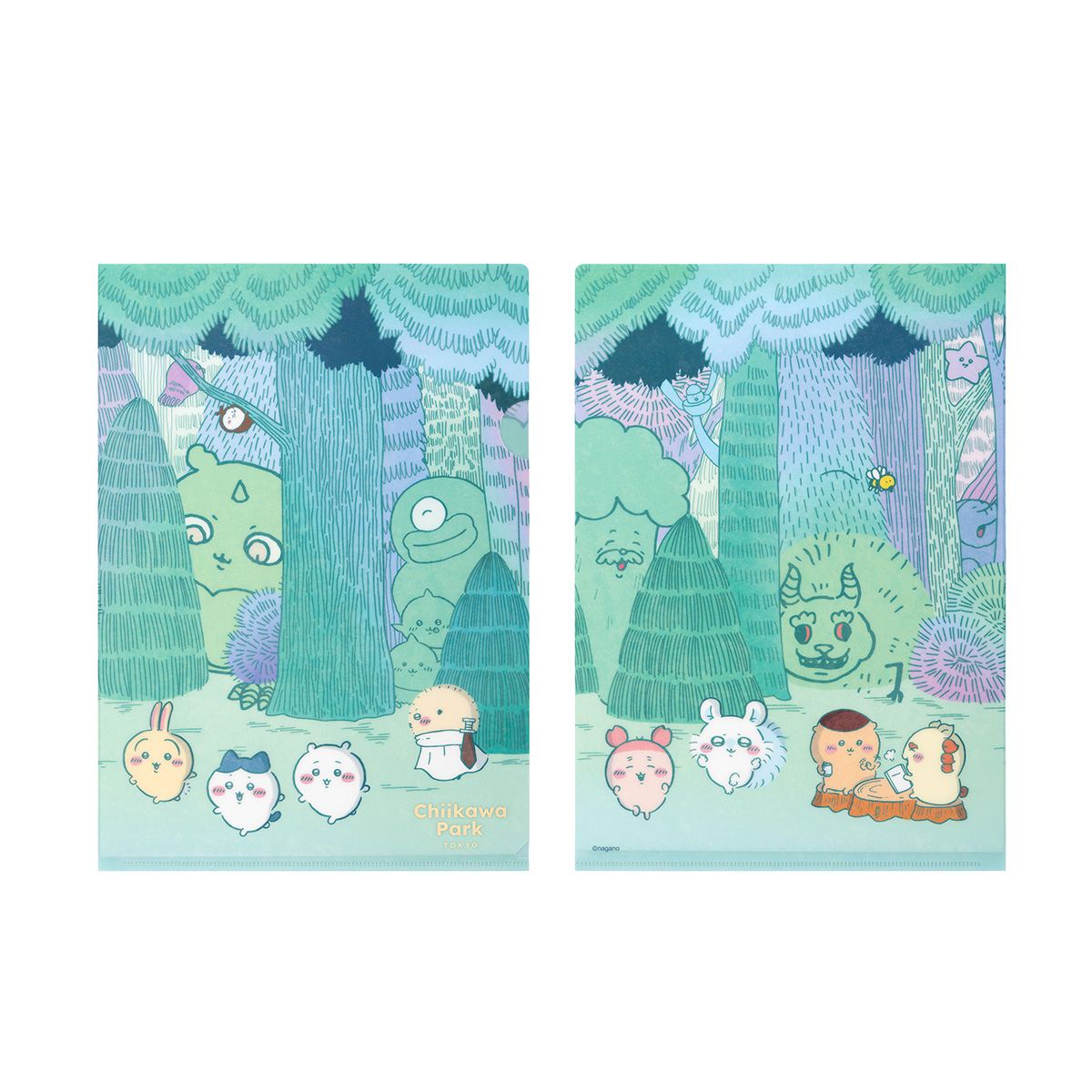 ちいかわ ちいかわパーク クリアファイル（昼の森）