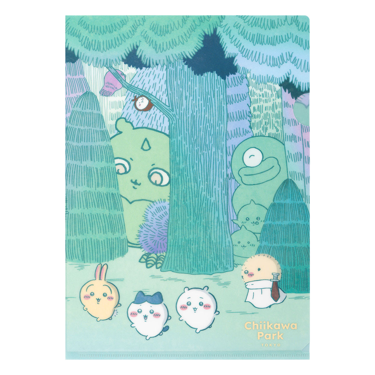 ちいかわ ちいかわパーク クリアファイル（昼の森）