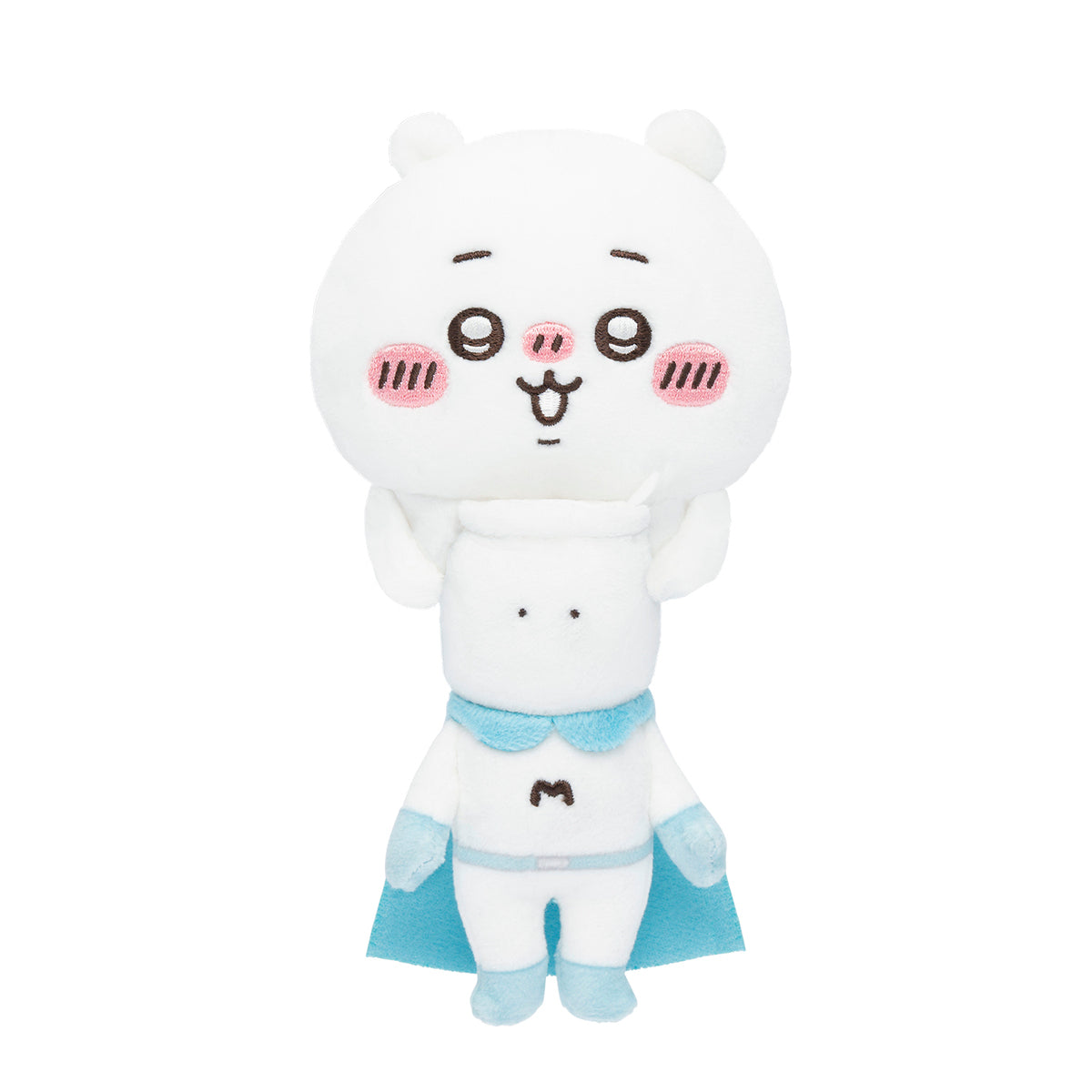 Chiikawa Hanging Plush Toy to Watch Over You from the Desktop (Muchauman and Chiikawa)