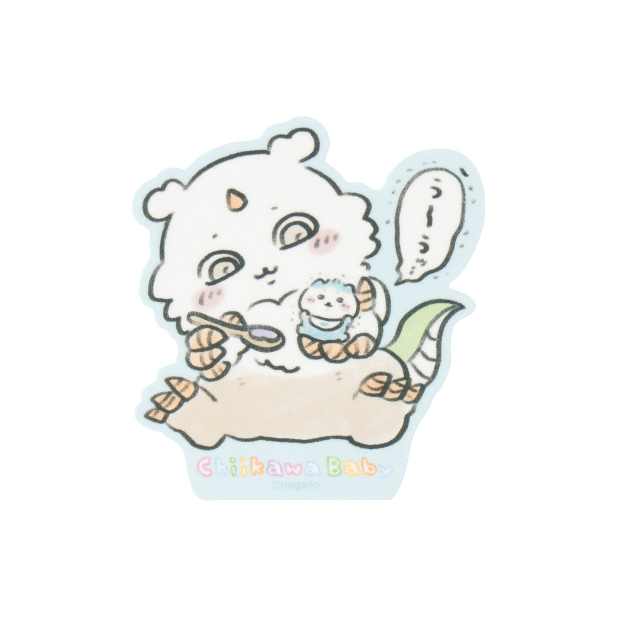 Chiikawa Chiikawa Baby Smartphone-sized Sticker (Anoko and Hachiware)