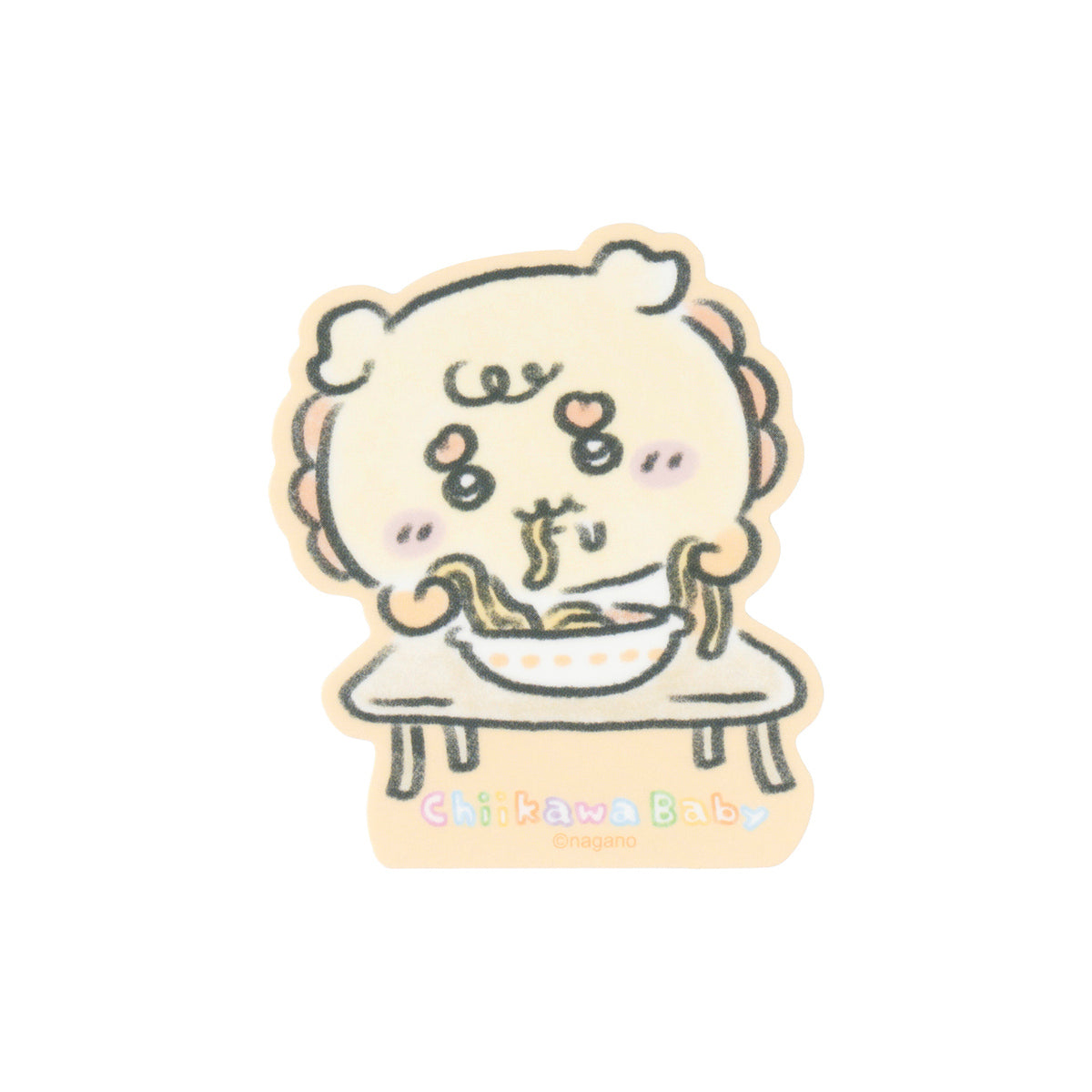 Chiikawa Chiikawa Baby Smartphone-sized Sticker (Shisa Noodles)