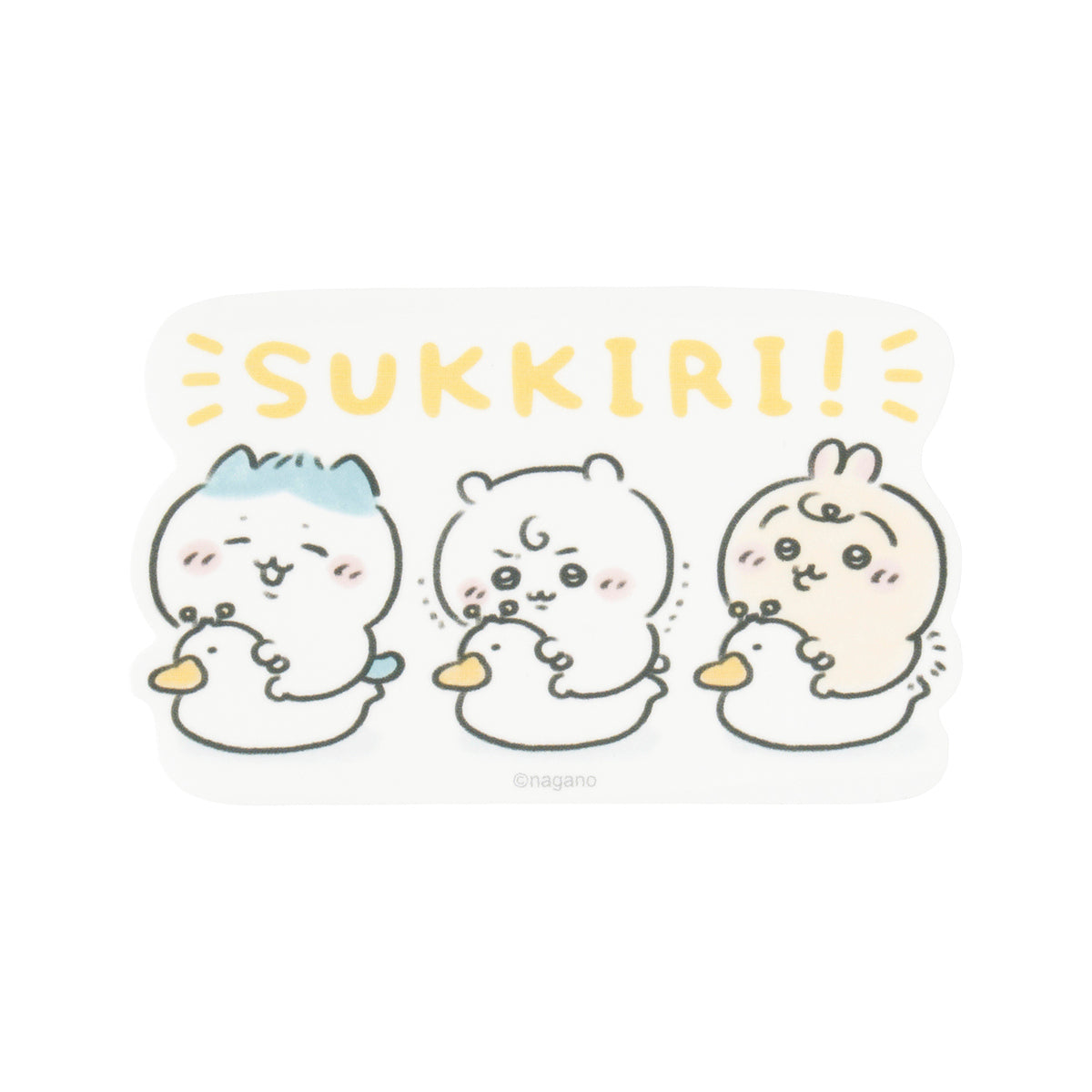Chiikawa Chiikawa Baby Smartphone-sized Sticker (SUKKIRI!)