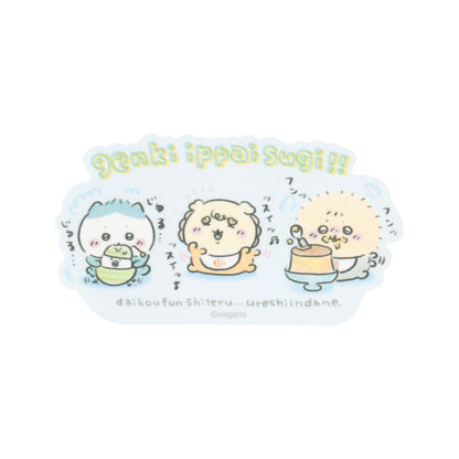 Chiikawa Chiikawa Baby Smartphone-sized Sticker (Too full of energy!!)