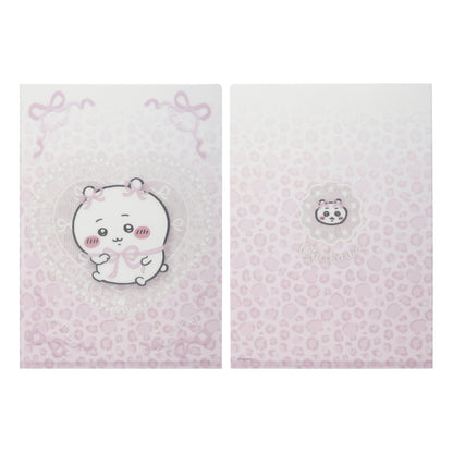 Chiikawa Go!HARAJUKU Clear File (Ribbon Chiikawa)