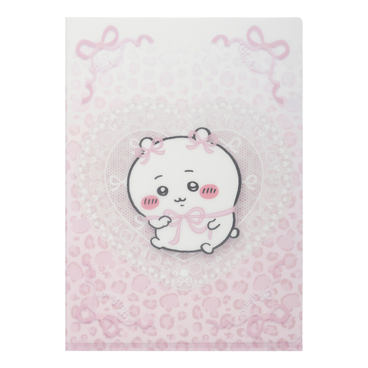 Chiikawa Go!HARAJUKU Clear File (Ribbon Chiikawa)